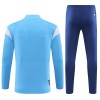 Sudadera De Entrenamiento Olympique de Marseille Cremallera De Cuarto 23-24 Azul - Niño